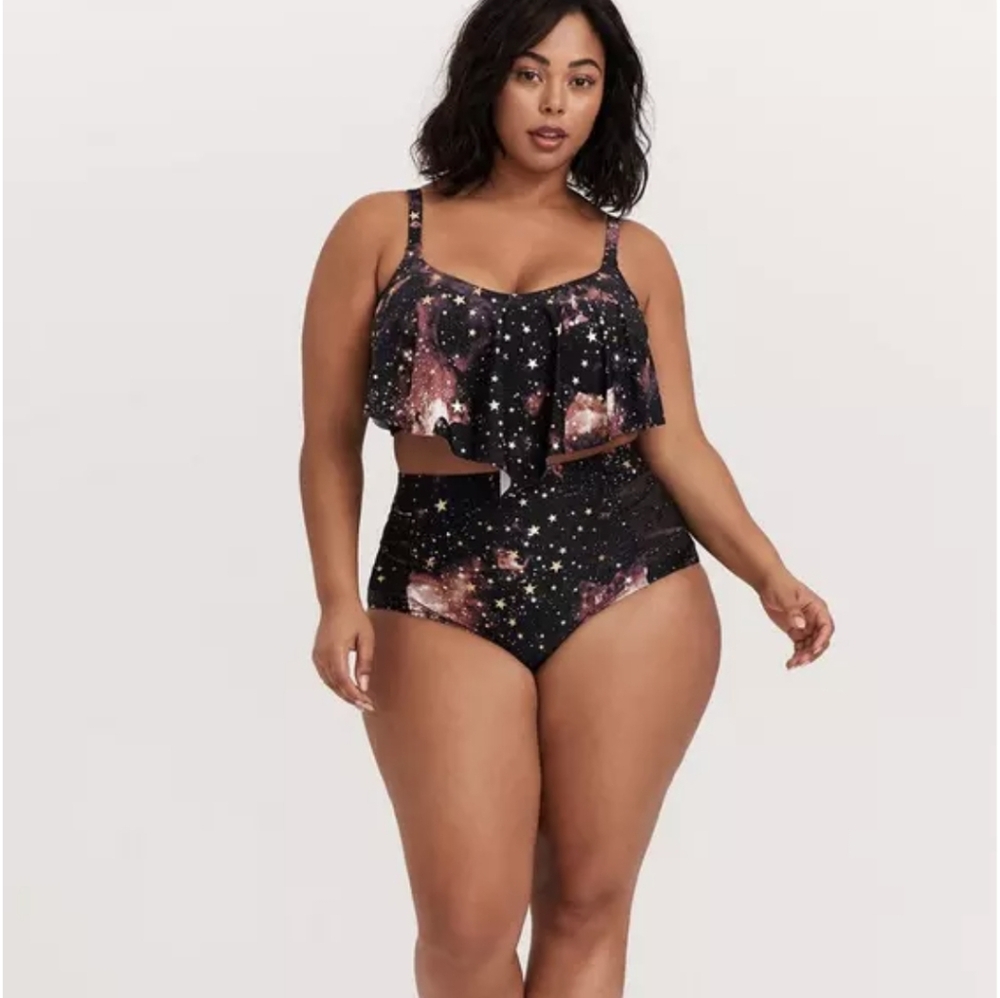 Torrid 5x Swim Top Celestial Foil - Picture 10 of 11